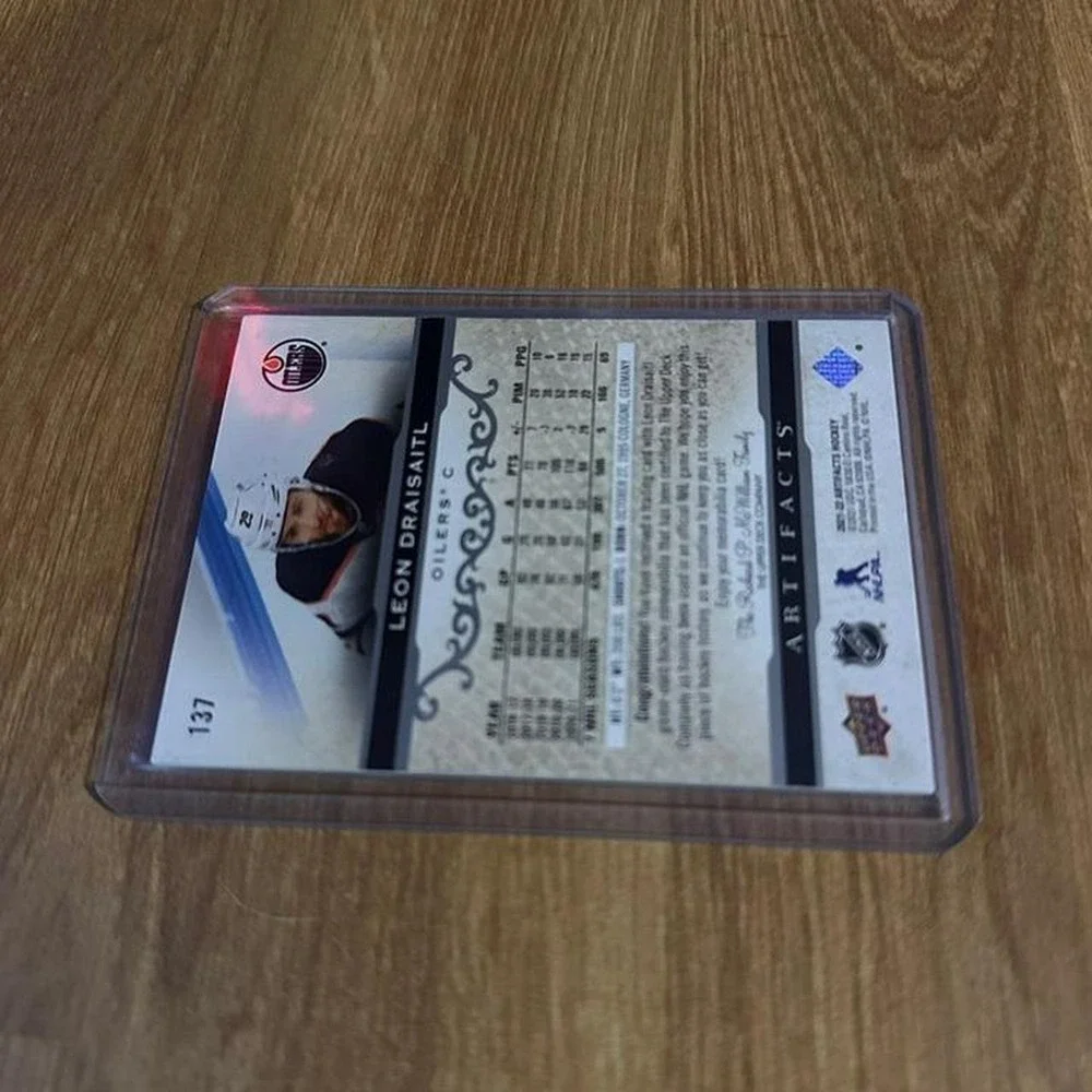 2021-22 Upper Deck Artifacts #137 Leon Draisaitl Dual Relic /149